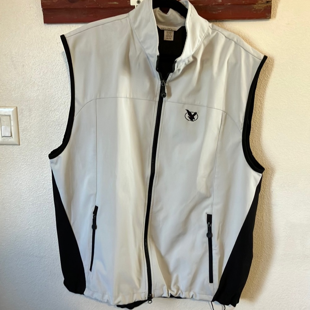 Men's North‎ End Black and Khaki Lightweight Moisture Wicking Vest